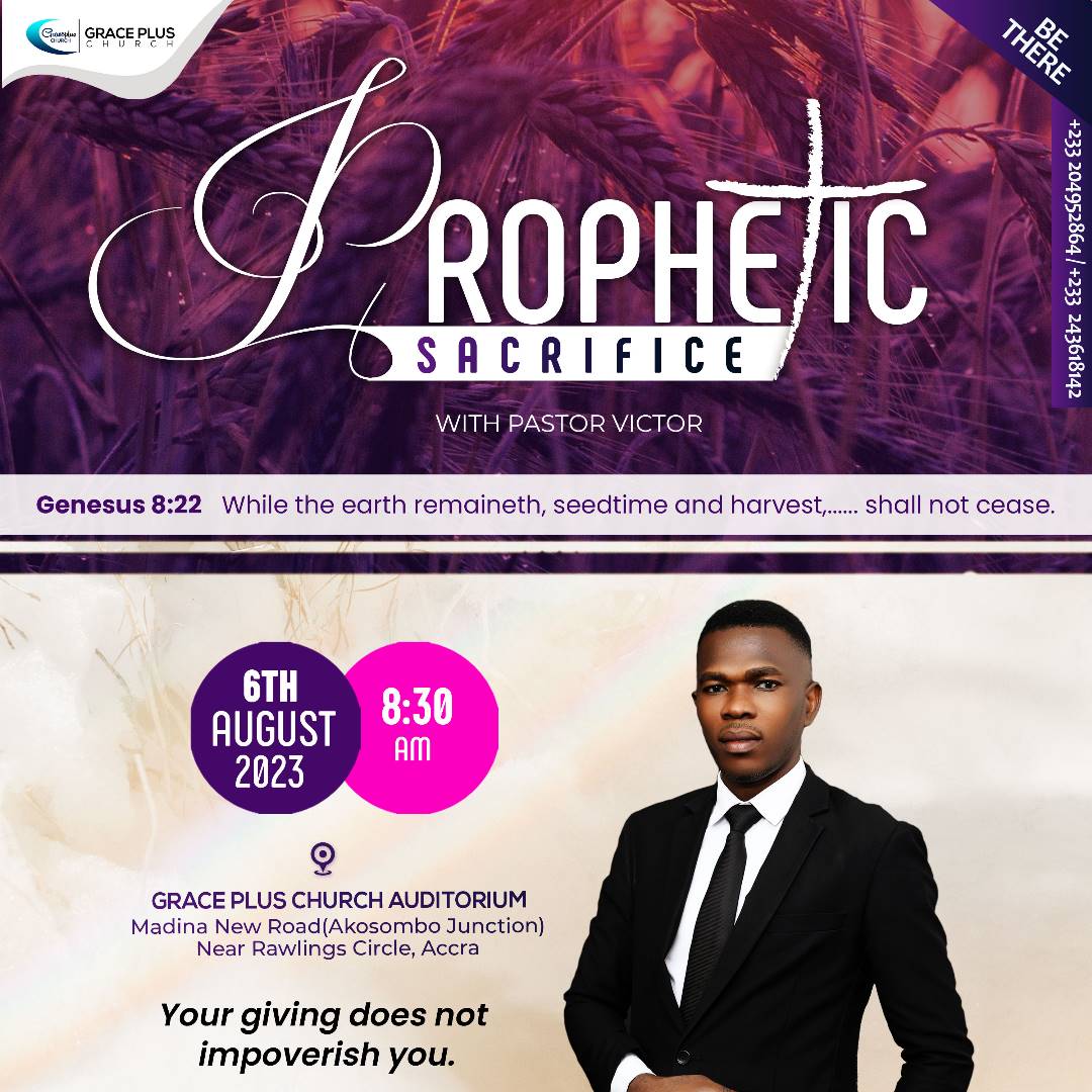 Prophetic Sacrifce 2023